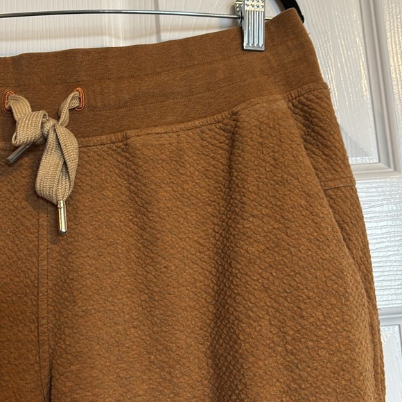 Lululemon Warm Down women’s brown textured jogger sweatpants size 12 - Picture 5 of 10